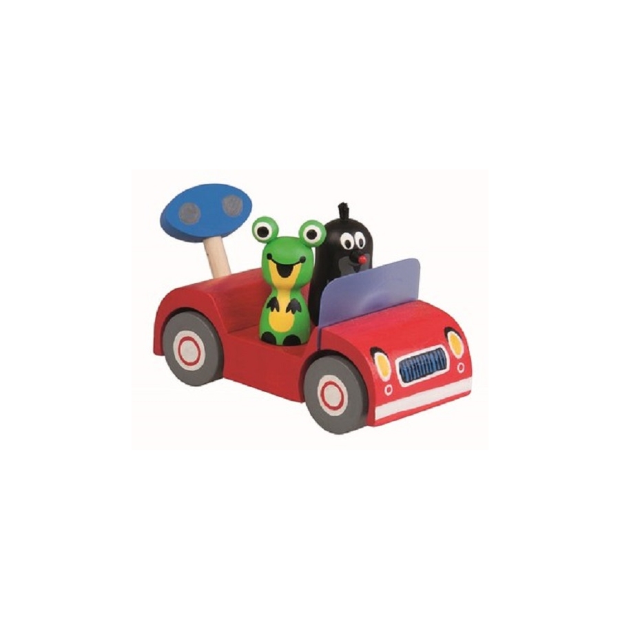 Auto Rot - Motiv - Der kleine Maulwurf und Frosch, 11,99