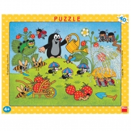 40 teiliges Rahmen Puzzle Maulwurf mit den Erdbeeren im...