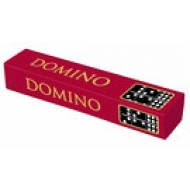 Klassisches Domino aus Holz mit 55 Teilen