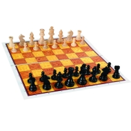 Klassisches Schachspiel echte Holzfiguren im edlem Design