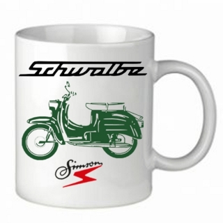 Tasse Schwalbe Grün