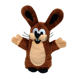 Hase Handpuppe 28cm aus der Maulwurf und seine Freunde