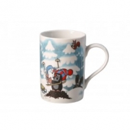 Maulwurf im Schnee Tasse Porzellan 250ml