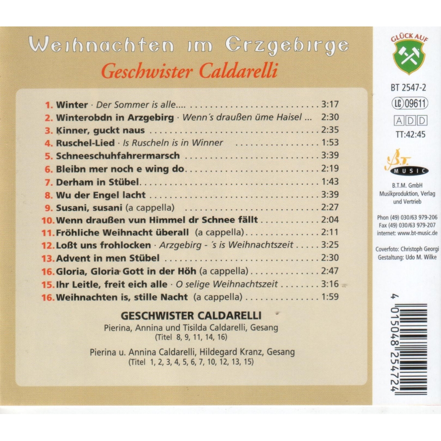 Gerne, hier ist ein ausführlicher Artikel über die "Weihnachten Erzgebirge CD" mit etwa 1200 Wörtern.