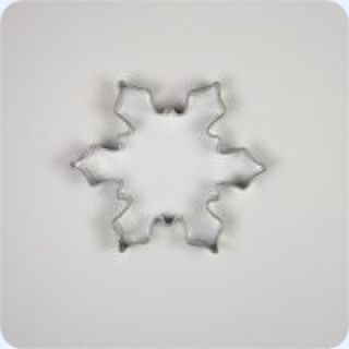 Schneekristall Schneeflocke 5,7 x 6,6cm Ausstechform Plätzchenausstecher aus Edelstahl