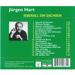 CD Jürgen Hart - Ieberall sin Sachsen
