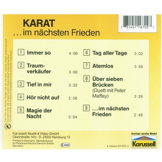 CD Karat - Im nächsten Frieden