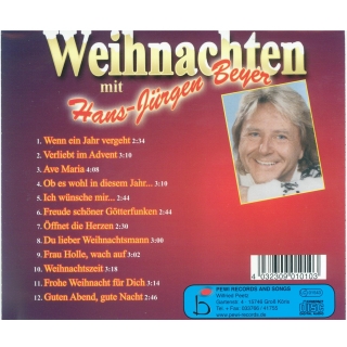 CD Hans Jürgen Beyer - Weihnachten mit Hans Jürgen Beyer