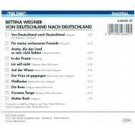 CD Bettina Wegner - Von Deutschland nach Deutschland