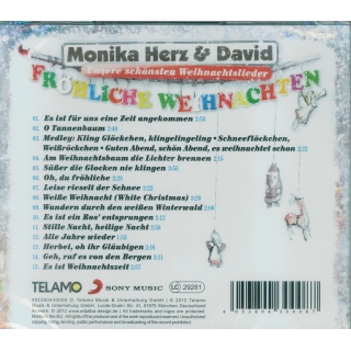 Monika Herz und Sohn David CD - Fröhliche Weihnachten