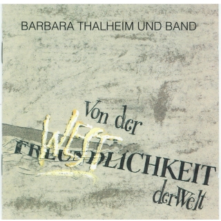 Barbara Thalheim CD - Von der Westlichkeit der Welt
