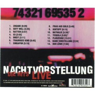 Keimzeit CD - Nachtvorstellung Die Hits Live Volume 2