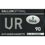 Gallun  Optimal UR 90 min 5er Pack Audio Kassette