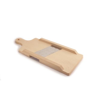 Krauthobel aus Holz mit 3 abnehmbaren Messern