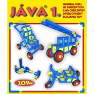 Java 1 - dreidimensionales Plaste Stecksystem kompatibel mit Plasticant Teilen 3-D bauen Konstruktionsspielzeug