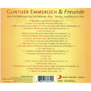 Gunther Emmerlich CD & Freunde - Von SHOWkolade bis SHOWboot - Pop-,Swing- und Musical Hits
