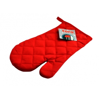 Topflappen Handschuh Ofenhandschuh Topfhandschuh  rot oder Grün einfarbig