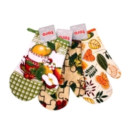 Topflappen Handschuh Ofenhandschuh Topfhandschuh Bunte...