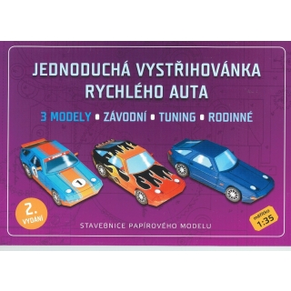 Bastelbogen Ausschneidebogen Modellbau Modellbogen 3 Modellautos Pappmodell