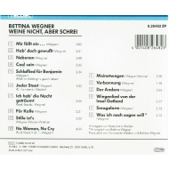 Bettina Wegner CD - Weine nicht, aber schrei