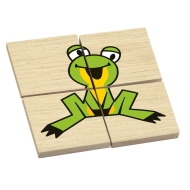 Creative Puzzle Bausteine Motiv Maulwurf und seine Freunde Holzteile