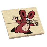 Creative Puzzle Bausteine Motiv Maulwurf und seine Freunde Holzteile