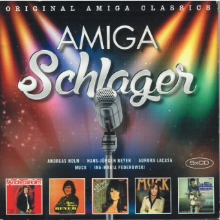 Original Amiga Classics - Amiga Schlager Box mit Andreas Holm, Hans Jürgen Beyer, Aurora Lacasa, Muck, Ina Maria Federowski