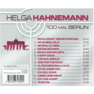 Helga Hahnemann CD - 100 mal Berlin