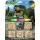 5 Holzstempel mit Stempelkissen und 1 Wachs Malstift mit verschiedenen Farben Motiv Dinosaurier