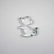 Maus Ausstechform aus Edelstahl 6,1 x 5,4cm