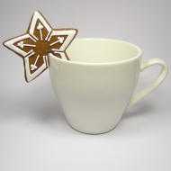 Stern für Tasse Ausstechform aus Edelstahl 5,7 x 5,9cm