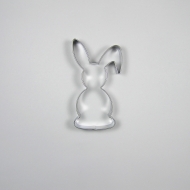 Hase Standfigur Ausstechform aus Edelstahl 7,6 x 4,1cm