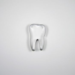 Zahn Ausstechform aus Edelstahl 5,6 x 3,6cm
