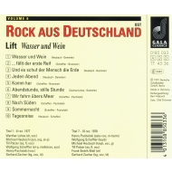 Lift - Wasser und Wein Rock aus Deutschland OST Volume 6