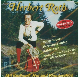 Herbert Roth - Mit Rucksack, Hut und Wanderstock
