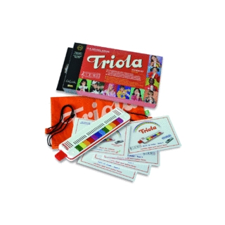 Triola Geschenk-Paket mit der Traditionellen Triola und 5 Deutschen Liederheften und einem Triola Tragebeutel mit reflektierendem verkehrssicherndem Triola-Aufdruck