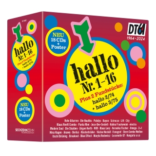 Hallo 1-16 + 2 CD inkl. Poster 18 LPs auf CD mit Hallo 274 und Hallo 375