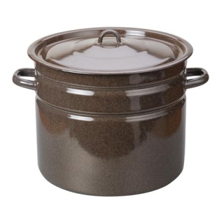 Topf 20 Liter Emaille mit Deckel Kochtopf Suppentopf Einwecktopf