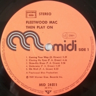 Fleetwood Mac - Then Play On  Vinyl LP