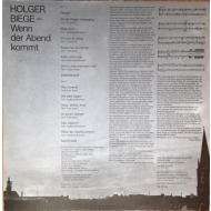 Holger Biege - Wenn Der Abend Kommt  Amiga Vinyl LP