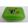 Brotdose Motv Der Kleine Maulwurf aus Plast mit Klickverschluß in Grün