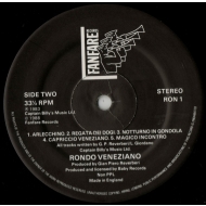 Rondo Veneziano - Venice In Peril Vinyl LP