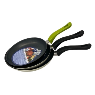 Schöne schwere Teflonpfanne 22cm mit stabilen Kunststoffgriff