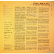 Leonard Cohen - Greatest Hits Amiga Vinyl LP