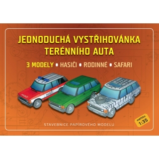 Bastelbogen Ausschneidebogen Modellbau Pappmodel Modelle Auto Feuerwehr und Jeep