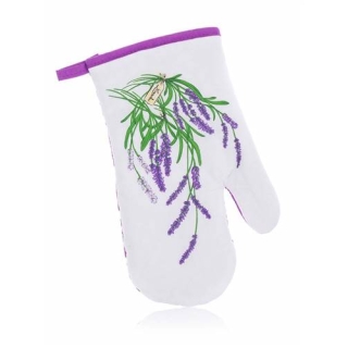 Topfhandschuh Baumwolle Topflappen Motiv Lavendel Preis für 1 Stück