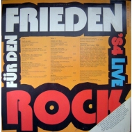 Various - Rock Für Den Frieden 84 Live Amiga Vinyl LP