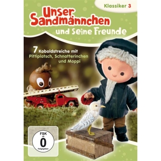 Unser Sandmännchen Klassiker Teil 3 – Sieben Koboldstreiche mit Pittiplatsch, Moppi und Schnatterinchen (DVD)