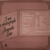 Amanda Lear - I Am A Photograph  Vinyl LP