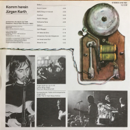 Jürgen Kerth - Komm Herein  Amiga Vinyl LP